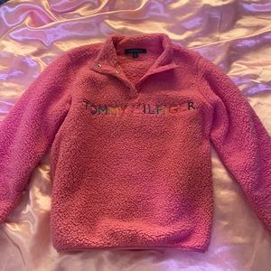 Pink Tommy pullover sweater
